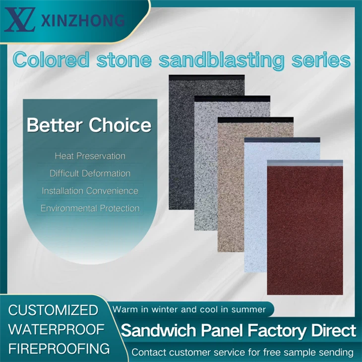 metal insulated sandwich panel decoration(2)