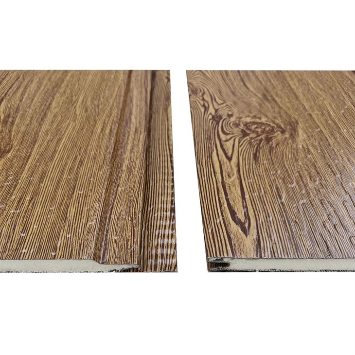 Wood Grain Metal Siding Panels_