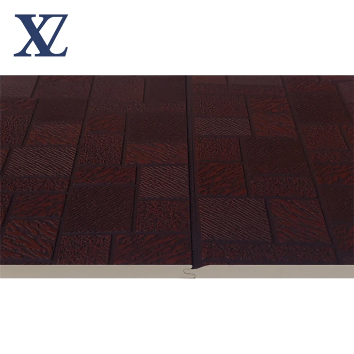 Wood look PU sandwich panel wholesale(4)