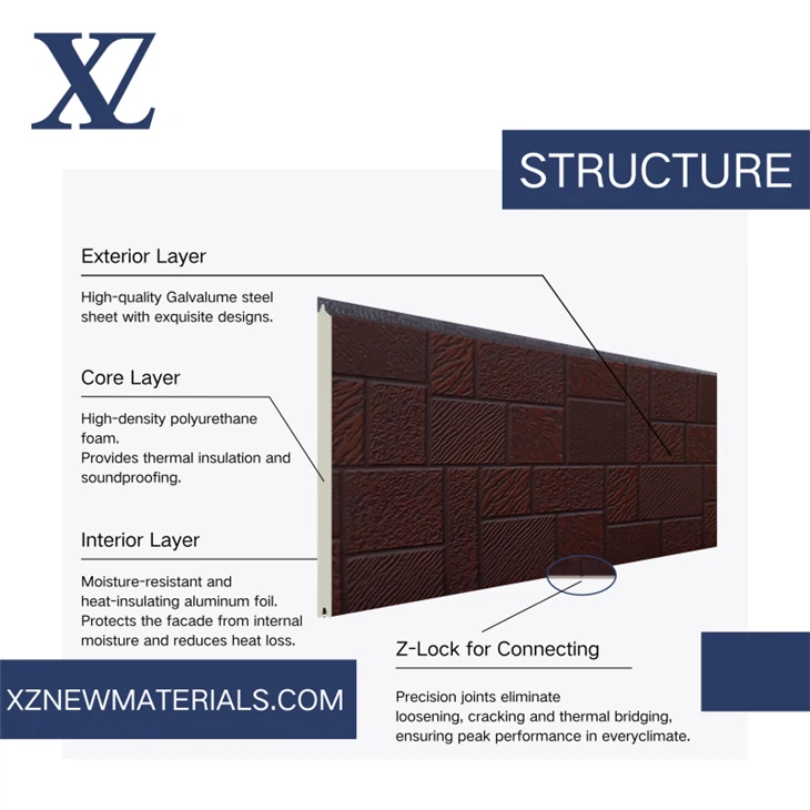 Wood look PU sandwich panel factory(3)