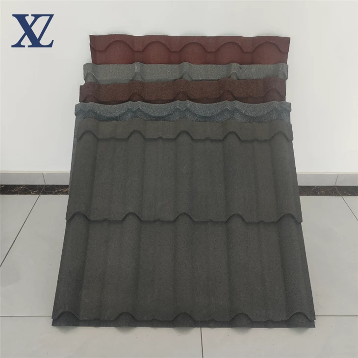 Colorful Stone Chip Coated Steel Roof Tile