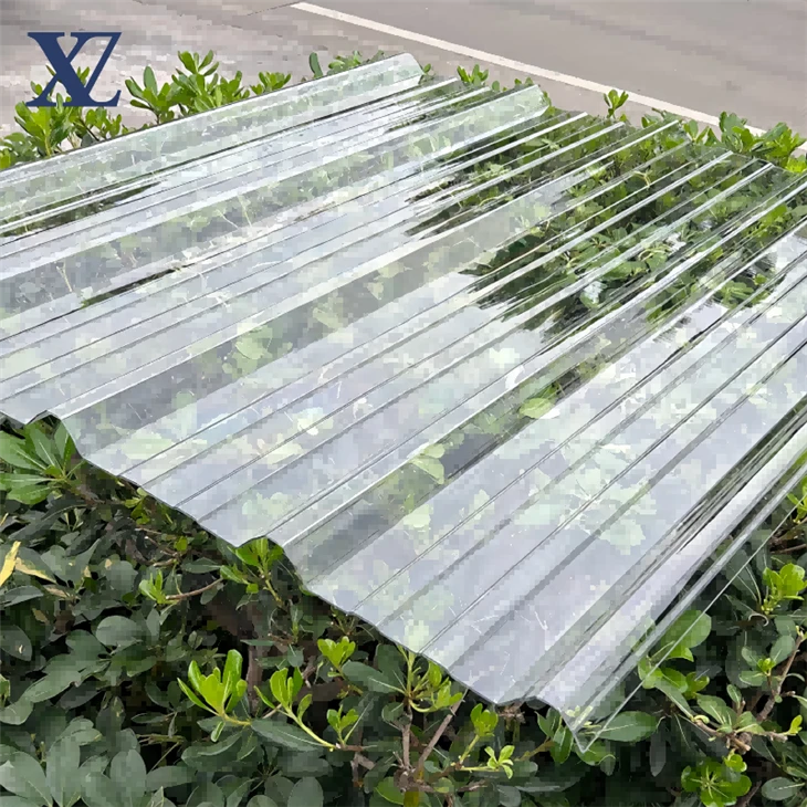 Lake Blue PC Transparent Roof Tile